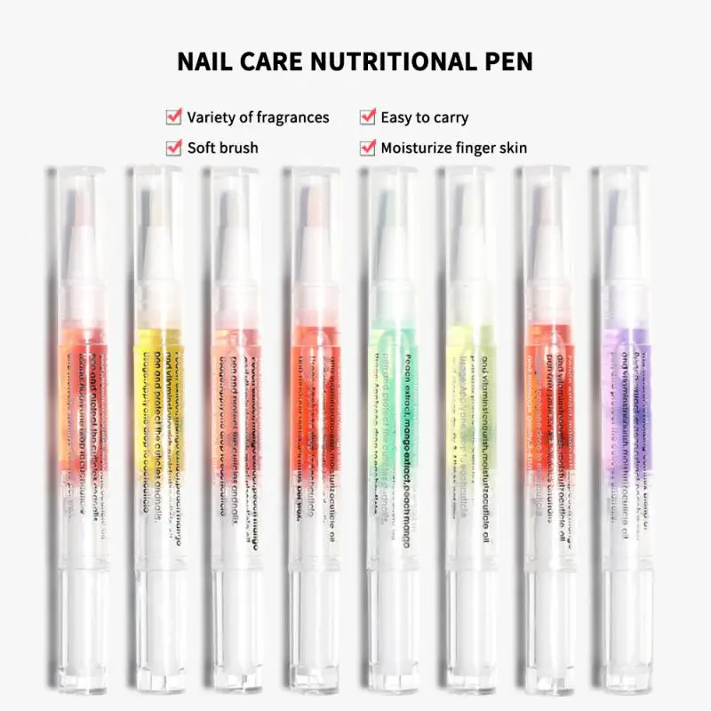 

5ml Nail Nutrition Oil Pen Nail Treatments Cuticle Revitalizer Oil Prevent Agnail Nail Polish Nourish Skin Armor Care Solution