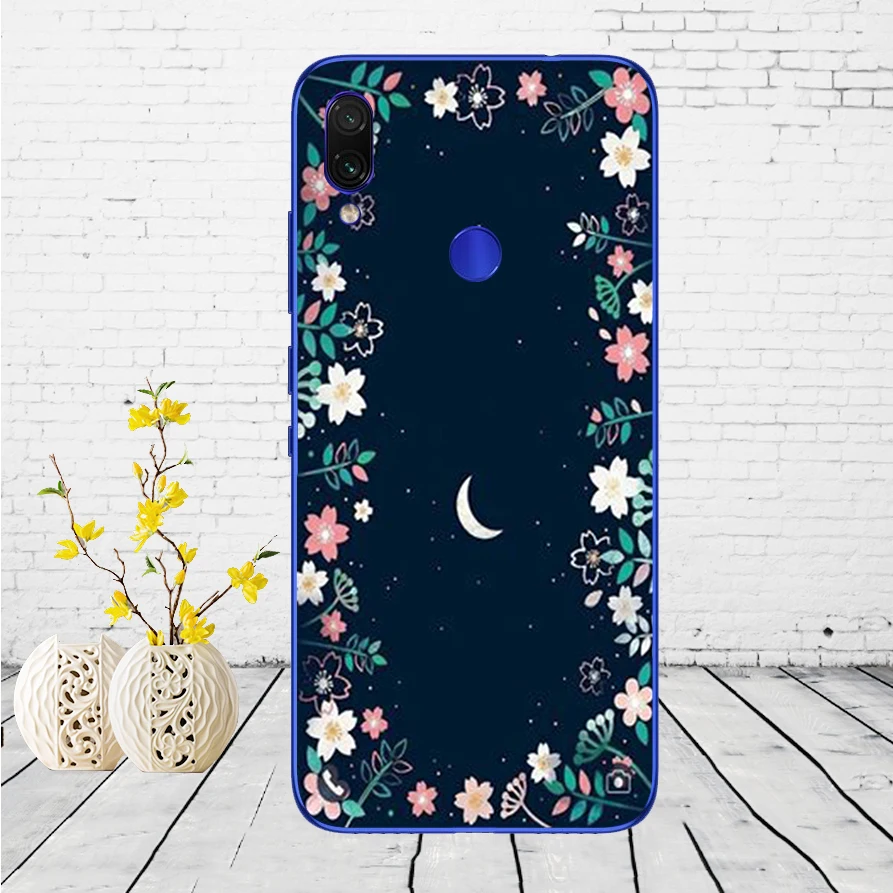 C13 Чехол для Xiaomi Redmi Note 7, силиконовый чехол для Xiaomi Redmi Note 7, задняя крышка, чехол для Redmi Note 7, чехол для телефона - Цвет: C13