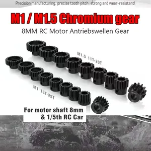 M1 8 мм 11T 12T 13T 14T 15T 16T-20T 20T-25T 26T-30T 31T-49T шестеренка двигателя для 15 ARRMA 4WD outcast 8S EXBRC автомобиль RC Motor