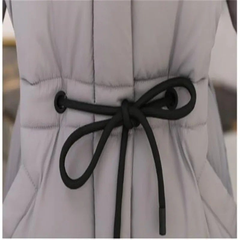 

Winter Women Jacket Plus Size Women's Parkas Medium-Long Casual Cotton-Padded Coat Hooded Thick Warm Female Snow Wear 2019 M097