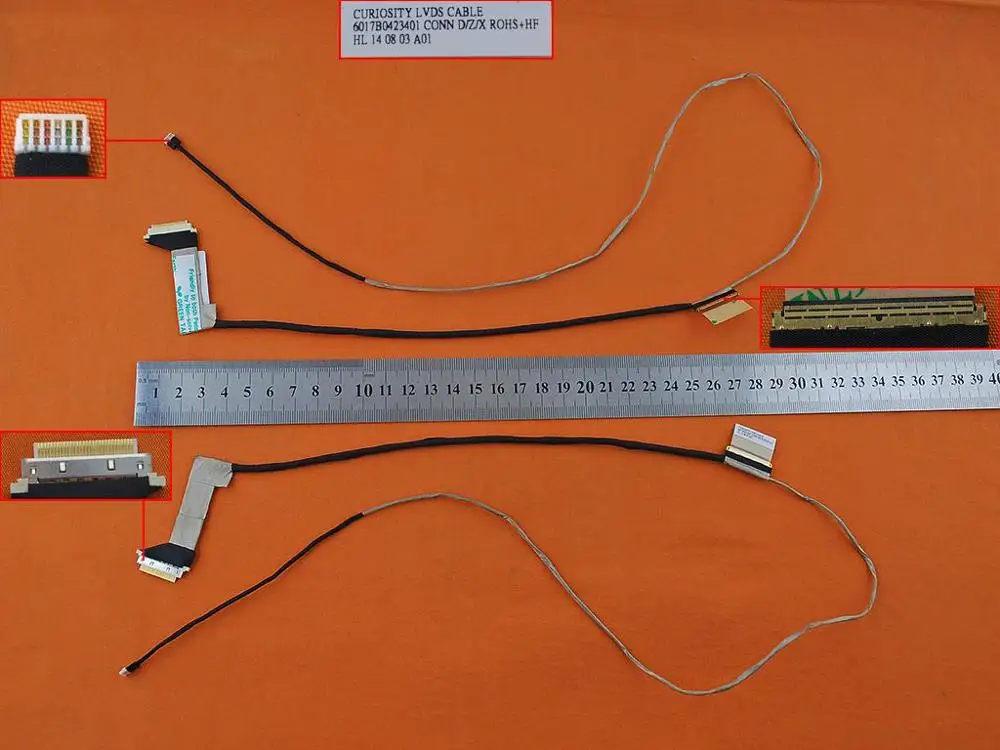 

New LCD LED Video Flex Cable For TOSHIBA Satellite L50 L50T L55 L55T L55-A L55T-A PN:6017B0423401