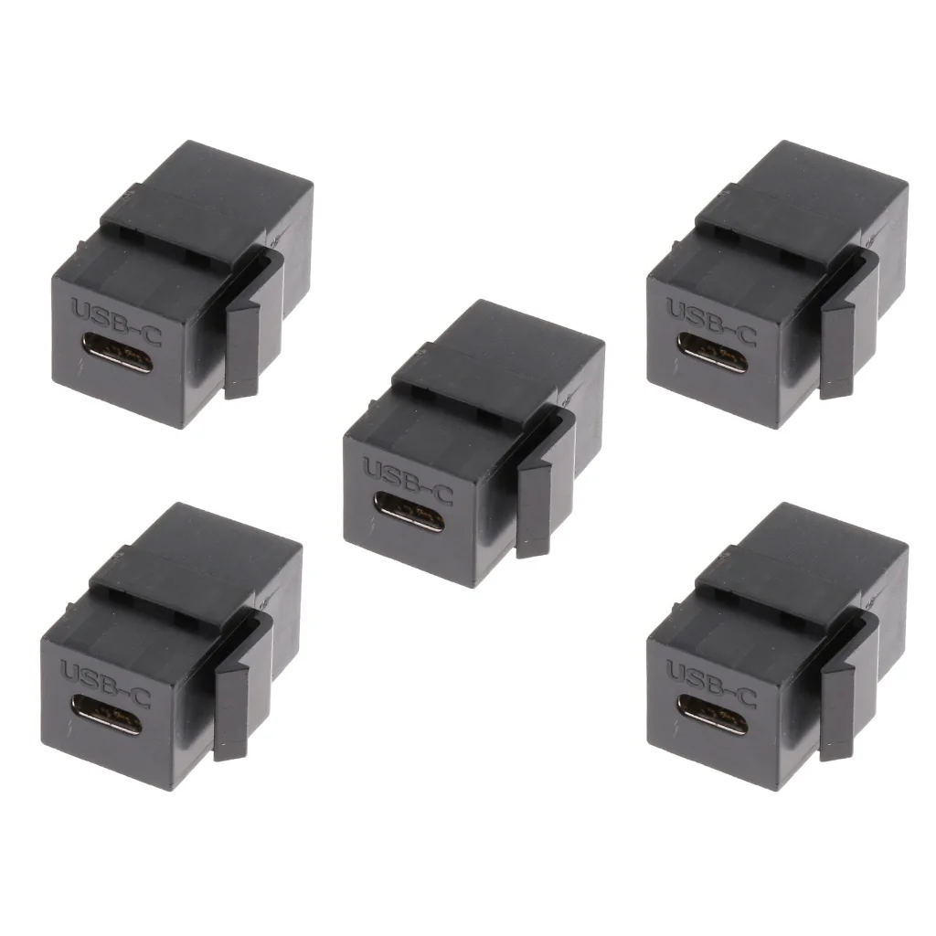 5 шт. настенная пластина Keystone Jack USB C Type женский/женский тип муфты