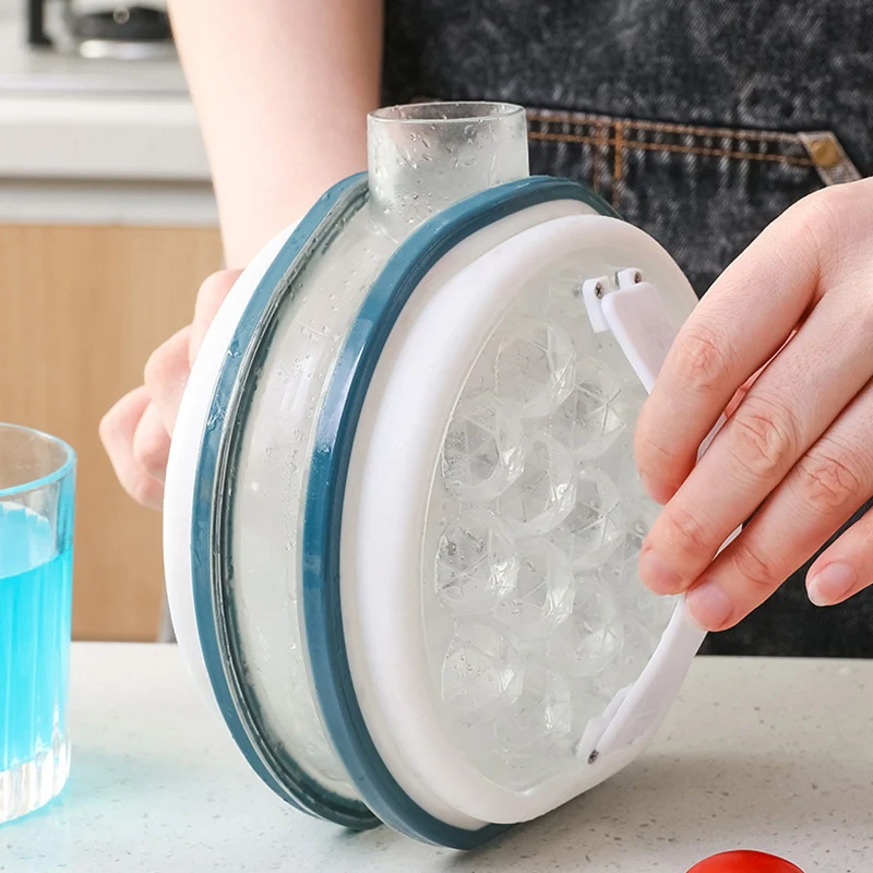 2 в 1 круглая бутылка для воды и виски|Ледогенераторы| |