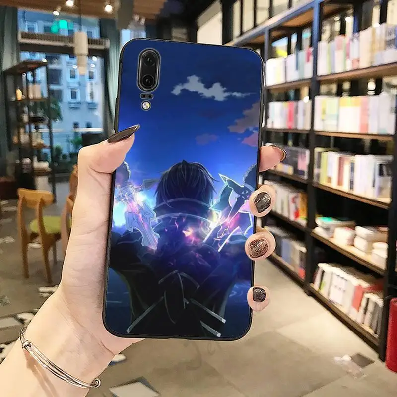 

Sword Art Online SAO Anime Manga Phone Case For Huawei P20 P30 P40 lite Pro P Smart 2019