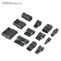 1 set 1 2 3 4 6 pin sealed auto electrical socket delphi male or female connectors 12010996 12015791 12010973 12015792