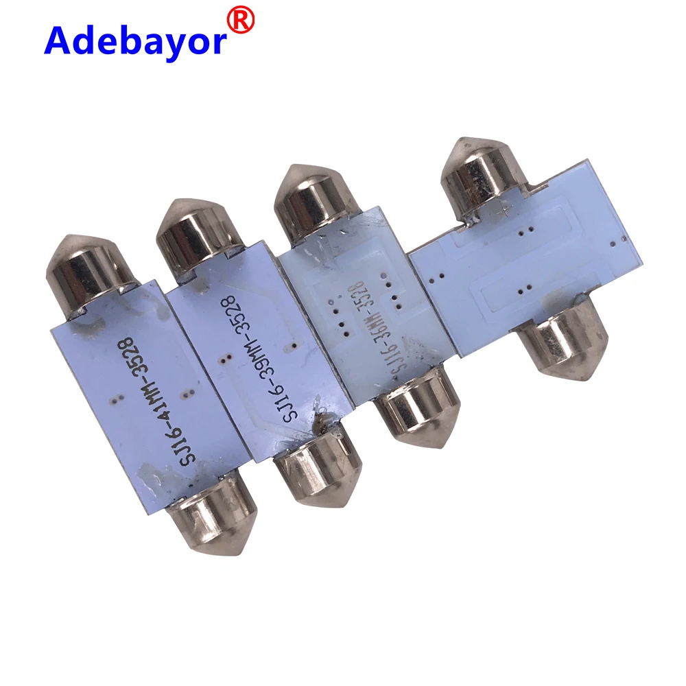 

200 шт. гирлянда 3528 1210 16 SMD 16 светодиодная Автомобильная купольная лампа для внутреннего освещения 31 мм 36 мм 39 мм 41 мм Автомобильная крыша Авто...