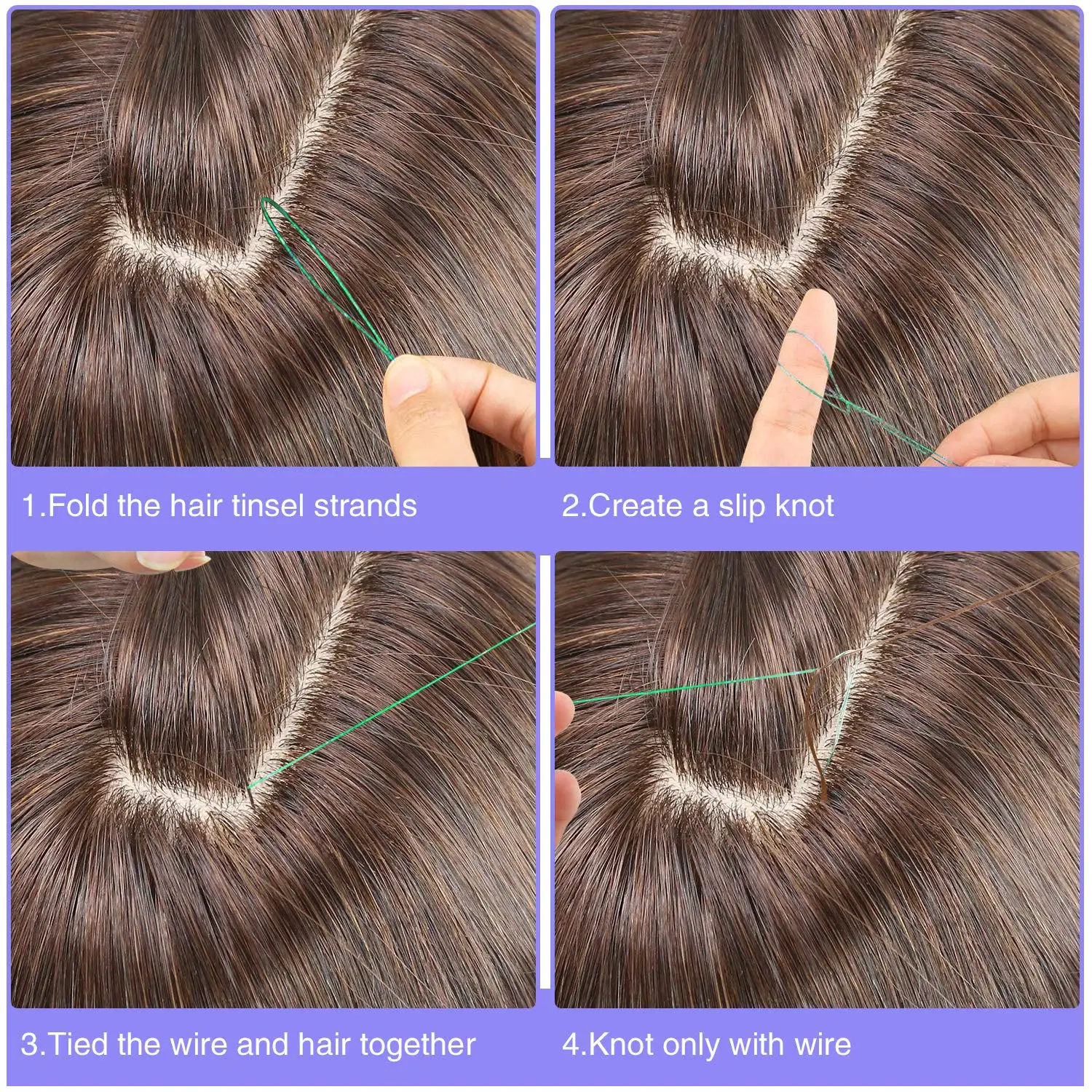 Tinsel Hair 12 Colors 2400 Strands Extensions for Women Girls 47 Inches with Tools Braiding Sparkle Shiny | Красота и здоровье