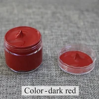 dark red leather paint specially used for painting leather sofabagsshoes and clothes etc with good effect 30ml free shipping