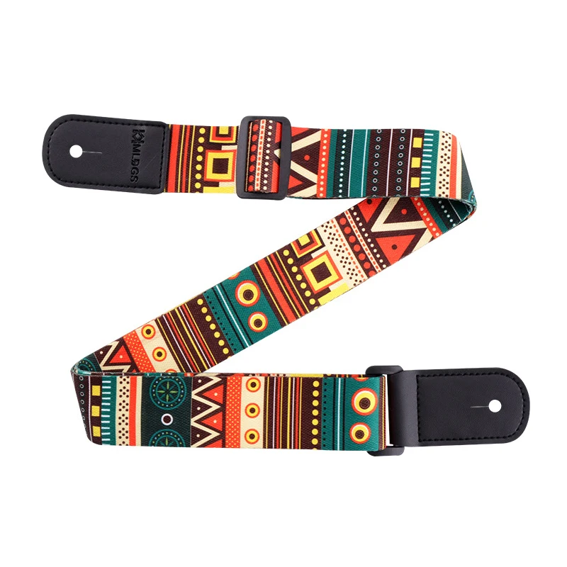heißer gitarre strap multicolor druck verdickt gitarre gürtel für ukulele akustische elektrische gitarre bass do2 free global shipping