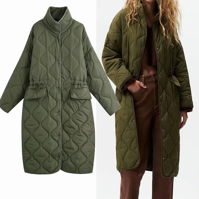 

Модная женская парка Za 2021, зимняя куртка, женские пальто, повседневные пальто, женская парка, толстые зимние женские пальто с хлопковой подк...