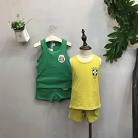 2 7y jchao kids brand summer clothes fashion cartoon shirt pants boys girls outfit cotton infant clothes sport suits tracksuit