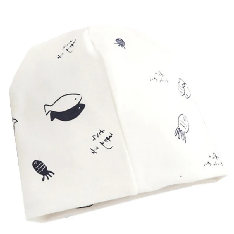 Шапка для малышей Вязаная хлопковая шапка мальчиков и девочек Шарф Детские шапки