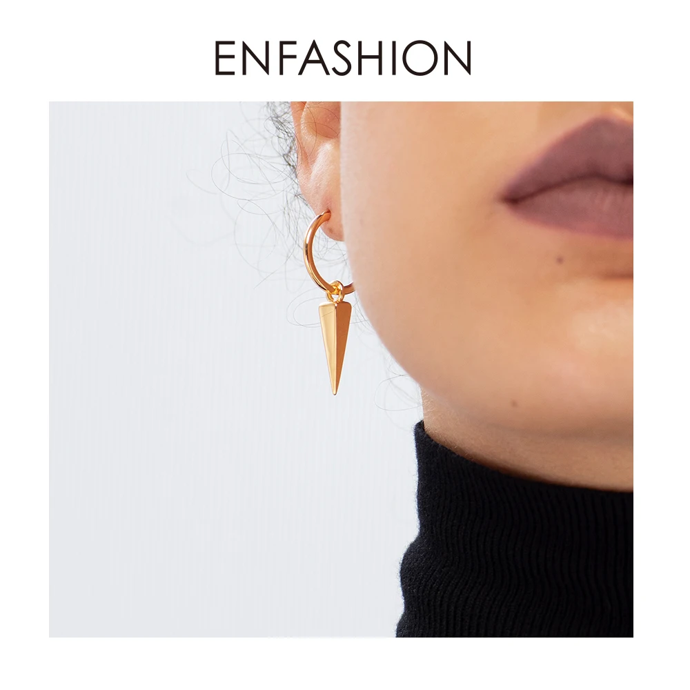 

Pyramid earrings, stainless steel, gold, geometric earrings, fashion jewelry