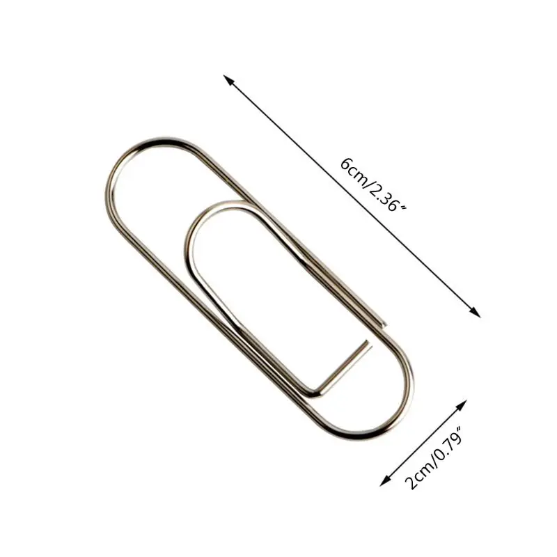 

10pcs Metal Pencil Pen Clips Paper Photo Notebook Journal Holder Stationery School Office Supplies