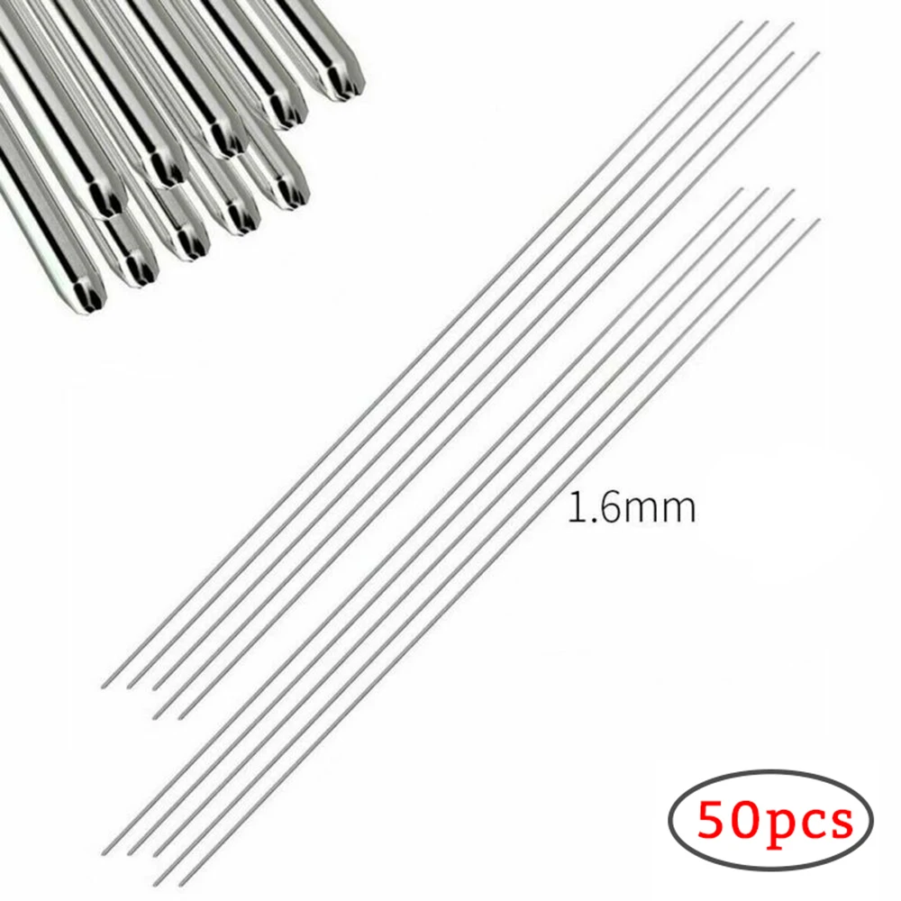 Сварочные прутки 50 шт. 500*1 6 мм низкотемпературные алюминиевые сварочные с