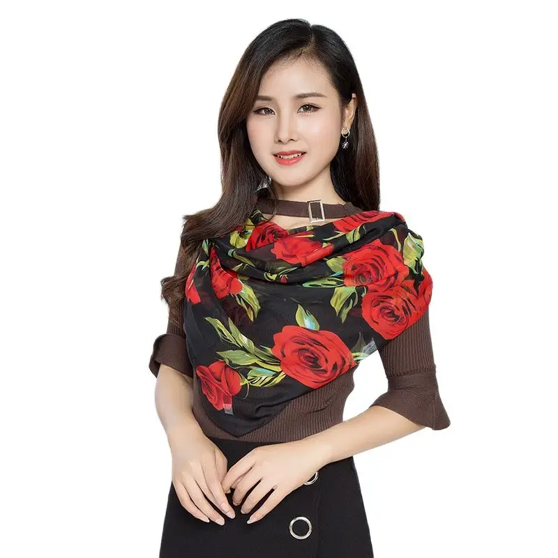 Лидер продаж выполненный в известном дизайне с Для женщин Большой розы печатных