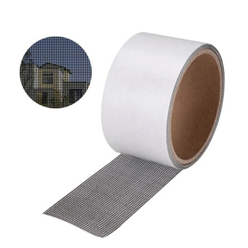 

Anti-mosquito Mesh Sticky Wires Patch Repair Tape Summer Screen Window Door Mosquito Netting Patch Repair Broken Holes
