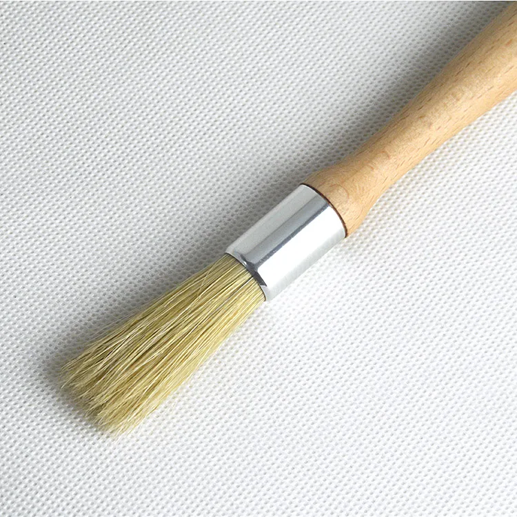 Деревянные Кофе щетка для шлифовальной машины Щетинная кисть мельница щеточка