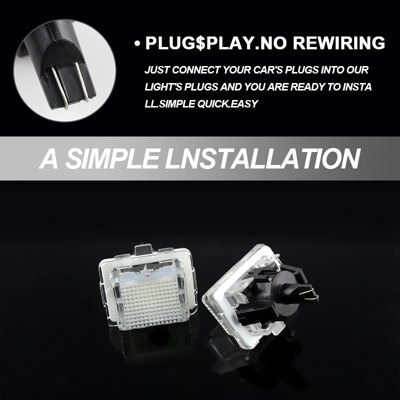 2 шт. фонарь для автомобильного номерного знака 1J6943021B Beetle 2006 2010 GOLF MK4 1998 2000 2004 Lupo