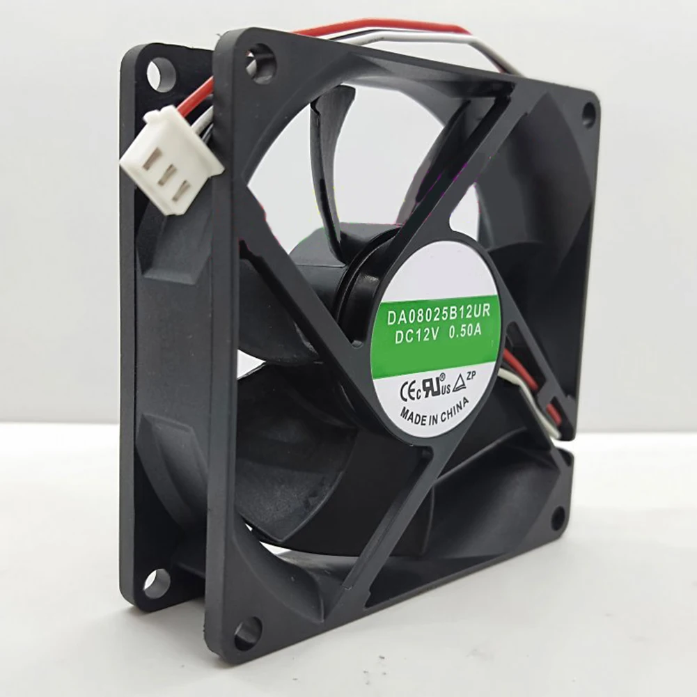 

Cooling fan DA08025B12UR for YM 12V 0.50A 6W 4800 RPM 3pin 80*80*25mm