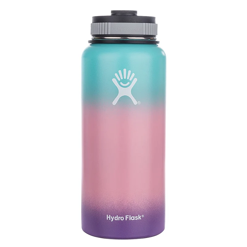 Спортивная бутылка с широким горлышком 12 унций/18 унций для улицы термос