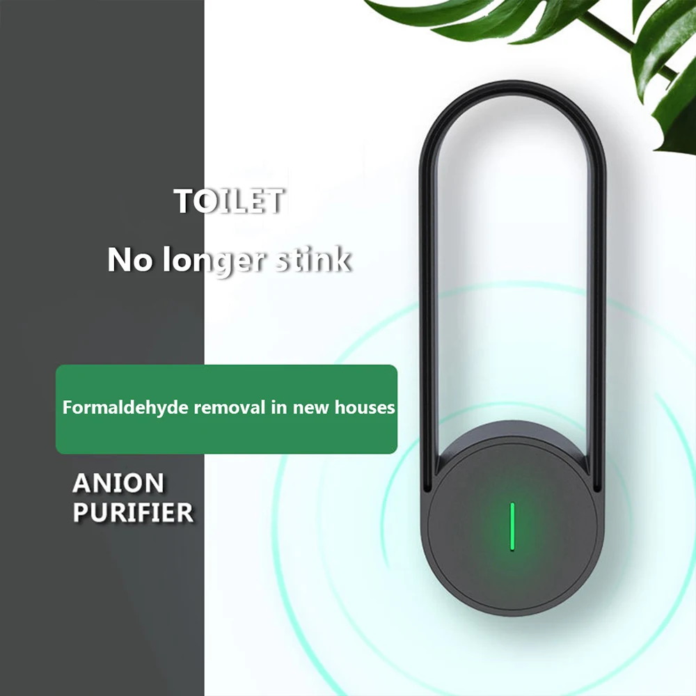 

Negative Ion Air Purifier USB Charging Mute Odor Deodorizer Home Remove Dust Smoke Remover Formaldehyde Removal Air Freshener