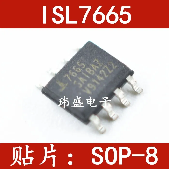 

10 шт./лот ISL7665SAIBAZ 7665SAIBAZ SOP8 ISL7665 7665 ICL7665