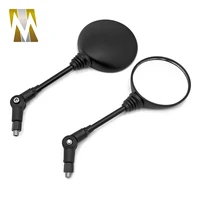 2pcs motorcycle round rearview mirrors foldable 10mm rear side mirror for yamaha mt07 mt09 univeral accesories scooter