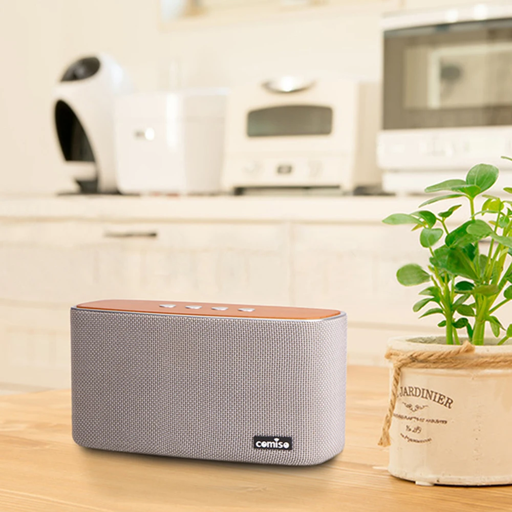 COMISO Bluetooth динамик s, 30 Вт громкий деревянный домашний открытый беспроводной динамик, супер бас стерео звук, 100 футов Bluetooth V4.2