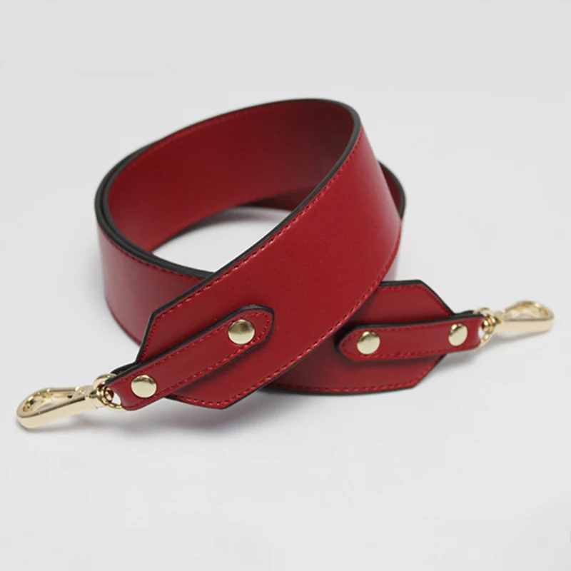 Dark red Бренд BAMADER, высокое качество, натуральная кожа, сумка на ремне, новая мода, широкий плечевой ремень, роскошный ремень для сумки, сумки, аксессуары - Цвет: Dark red