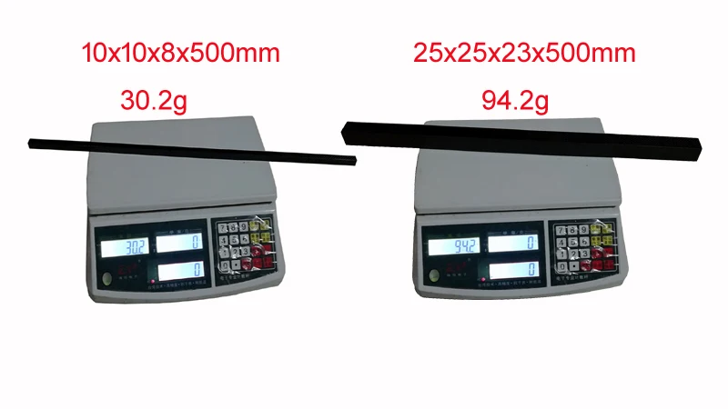 Квадратная трубка из углеродного волокна 3K 1 шт. высокая прочность длина 500 мм