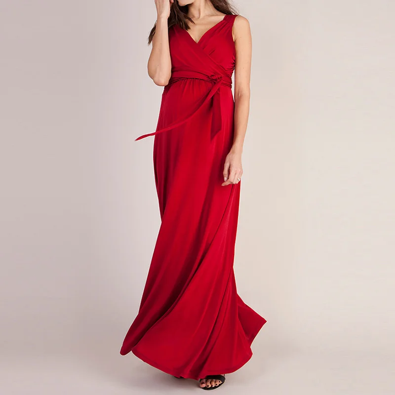 Женское банкетное платье большого размера для беременных женщин одежда грудного