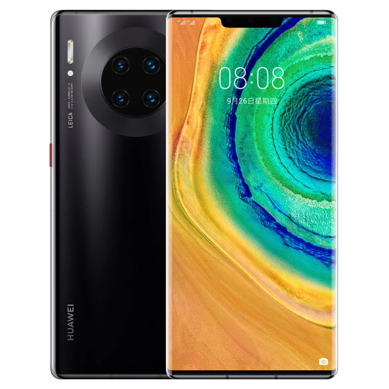 Новая модель,, huawei mate 30 Pro, смартфон Kirin 990, четыре ядра, 6,53 дюйма, 2400x1176 ПЗУ, 40MP+ 40MP+ 32MP, 40 Вт, супер зарядка