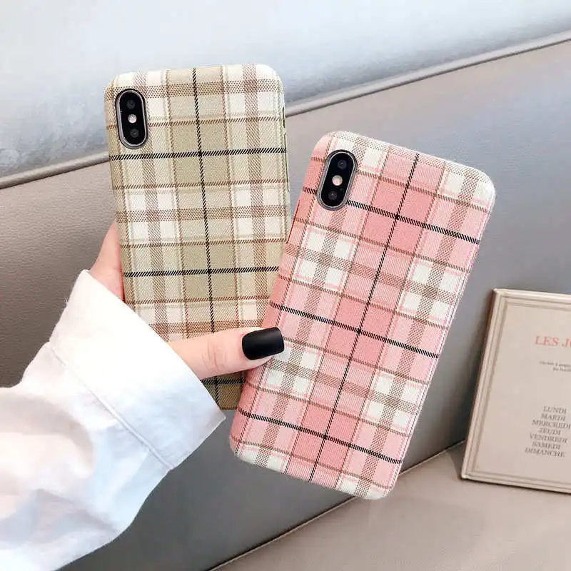 Модный тканевый текстурный сетчатый чехол для Huawei P30 P20 Lite Mate 20 30 Pro Honor 10 8X 9X Nova 3i 3 4 5