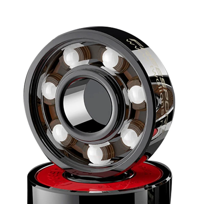 

8pcs 608 Roller Skate Wheel Bearing Anti Rust Ball Bearings Shaft with Sealing Cover Professional Scooter Skateboard Bearings