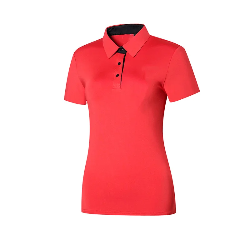 Женская Повседневная стильная рубашка поло для гольфа хлопковая сухого покроя