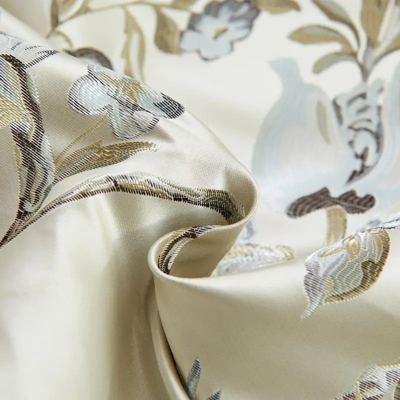 Комплект постельного белья из сатина и жаккарда в европейском стиле роскошный