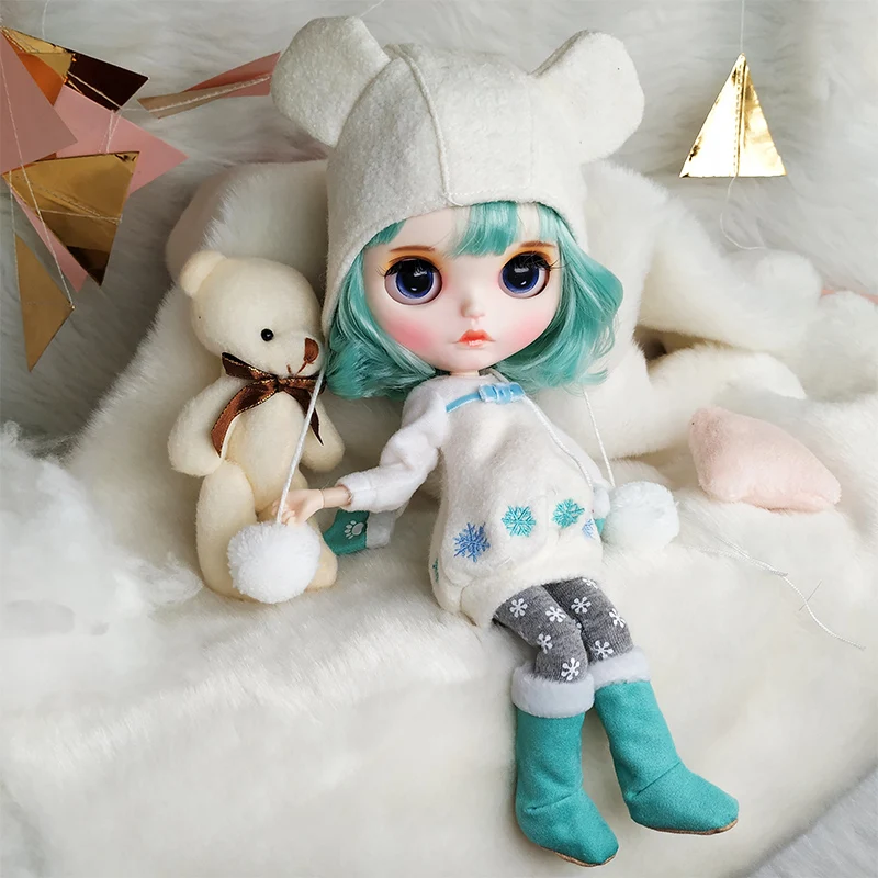 Комплект одежды Blyth ICY DBS 1/6 шарнирная кукла Снежная одежда включая платье