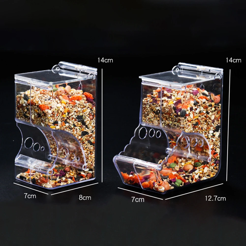 Автоматический дозатор кормушка для хомяка прозрачный контейнер корма