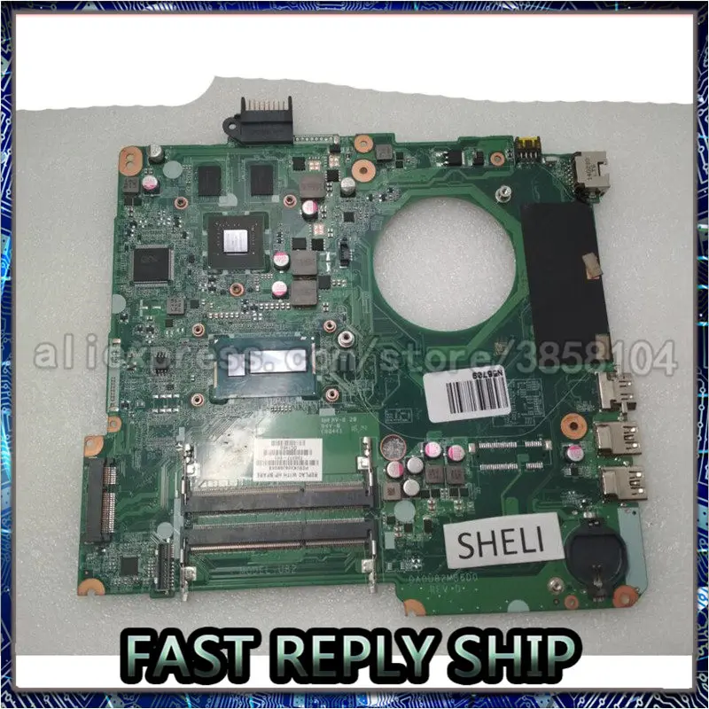 SHELI For HP 15-N028TX 15-N Motherboard with I5-4200U DA0U82MB6D0 736377-001 736377-501 | Компьютеры и офис