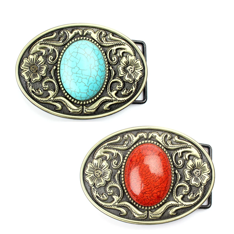 Винтажный винтажный ковбойский ремень в стиле вестерн под старину из бирюзы с