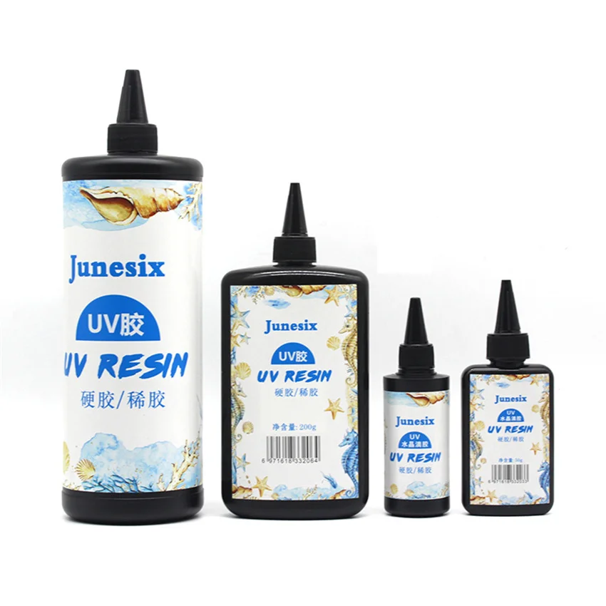 

Hard UV Resin Glue Crystal Clear Ultraviolet Curing Epoxy Resin UV Glues Solar Cure Sunlight Activated DIY Jewelry Making Tools