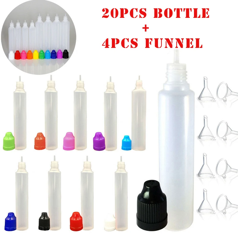 20 шт. емкость для жидкости с пипеткой 30 мл/60 мл|Многоразовые бутылки| |
