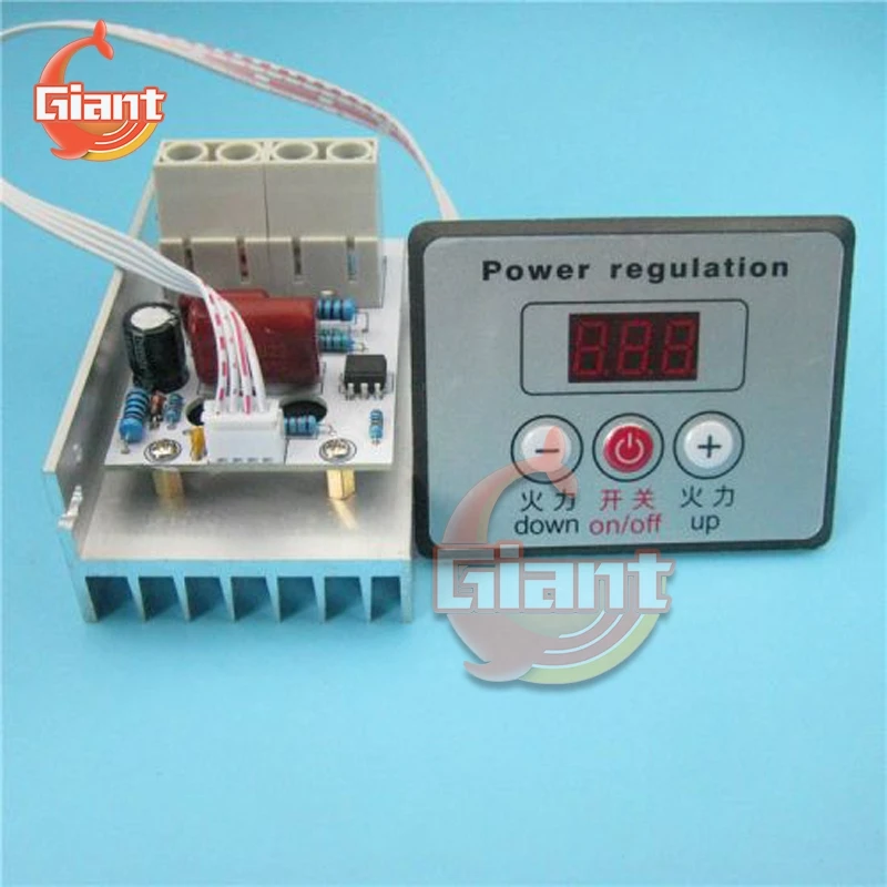Цифровой регулятор напряжения SCR электронный с регулятором яркости и
