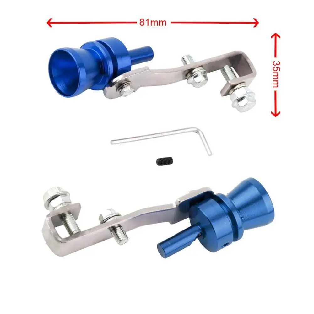 Автомобильный турбо звуковой свисток глушитель выхлопной трубы размером S/M