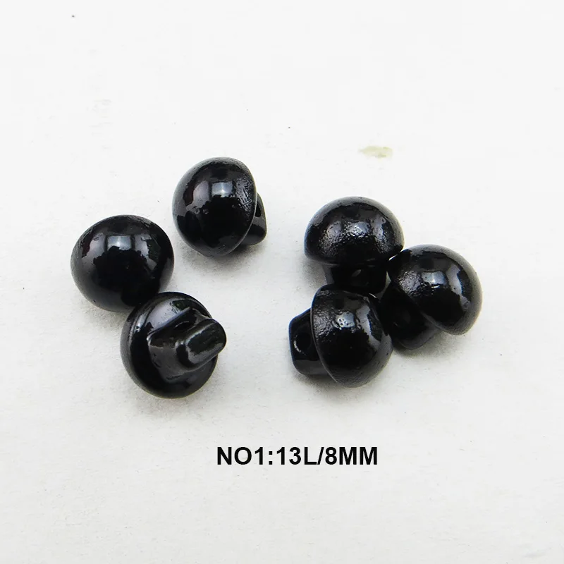 50 шт. цветные пластиковые пуговицы в виде черных шариков 8 15 мм|Пуговицы| |