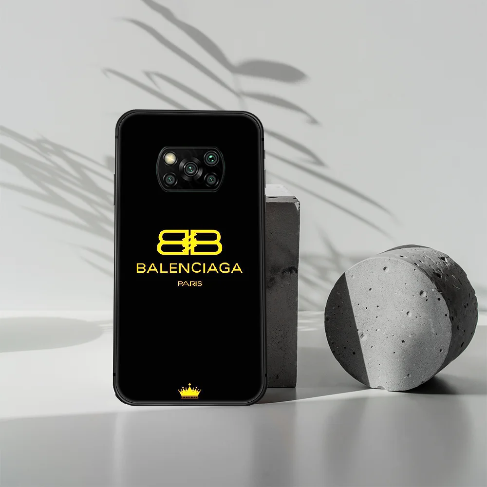 

French luxury brand Phone case Cover Hull For Xiaomi Mi A2 A3 8 9 9T Note 10 Se Lite Pro black Prime Pretty Funda Trend Cell