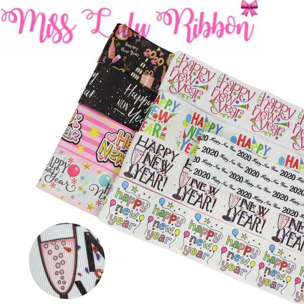 

16 мм-75 мм новогодние красочные полосы, блестящая Звезда с принтом, корсажная лента, «сделай сам», волосы, банты, украшение вечерние, 50 ярдов/рулон