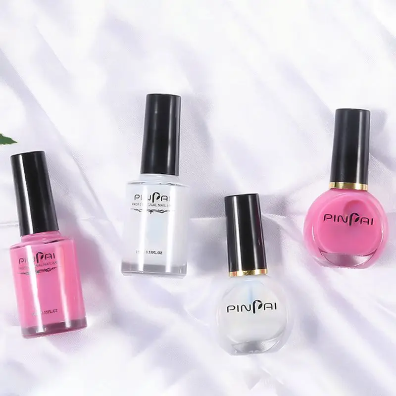 Лак для ногтей с защитой краев устойчивый к протечкам клей быстросохнущая