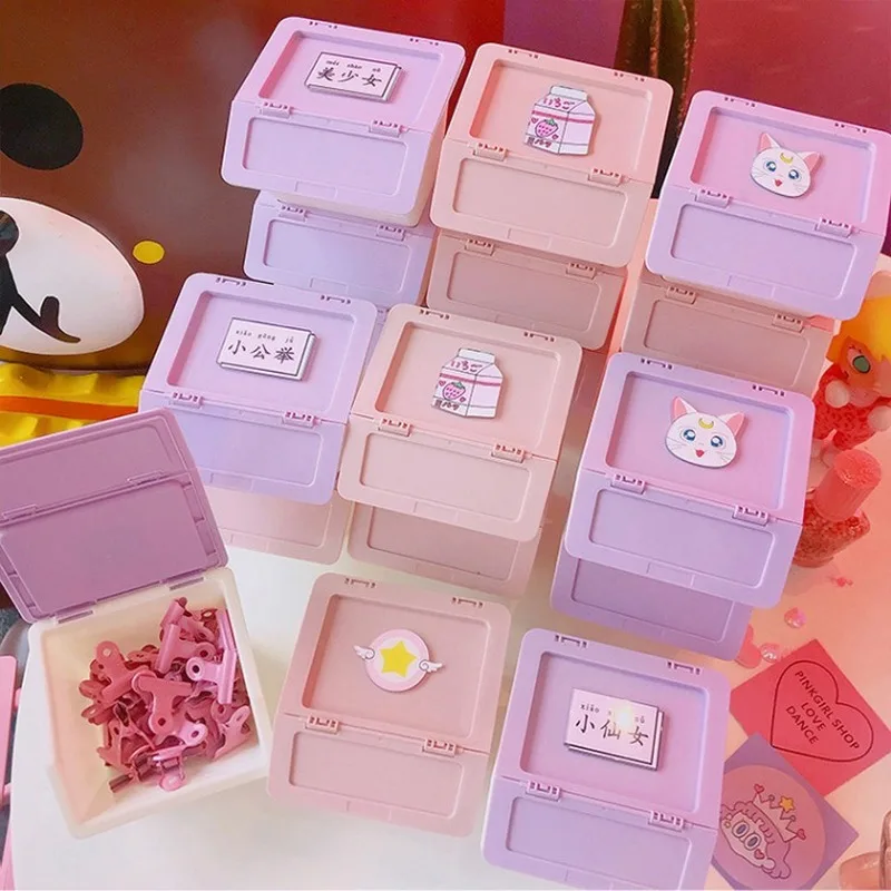 1 шт. настольный мини-ящик для хранения девочек-подростков | Дом и сад